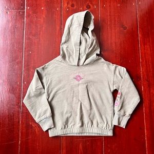 Carters light green hoodie with floral embroidery size 5t